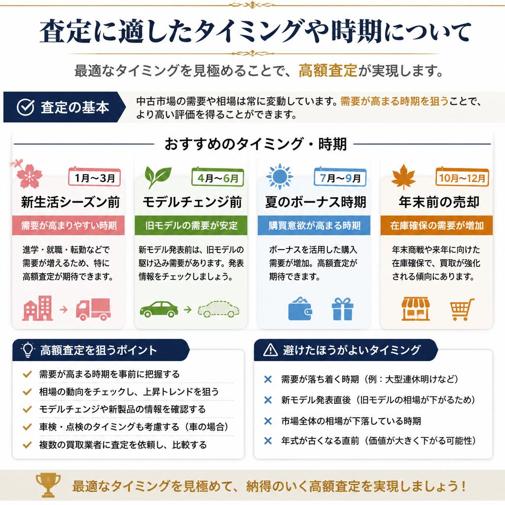 査定のタイミング