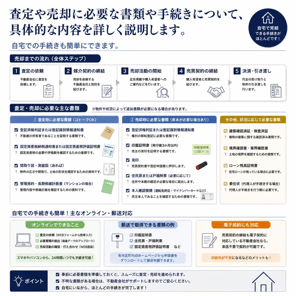 必要な書類と手続き
