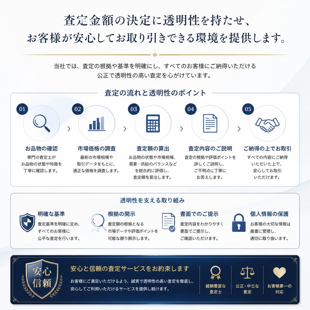 安心の透明性