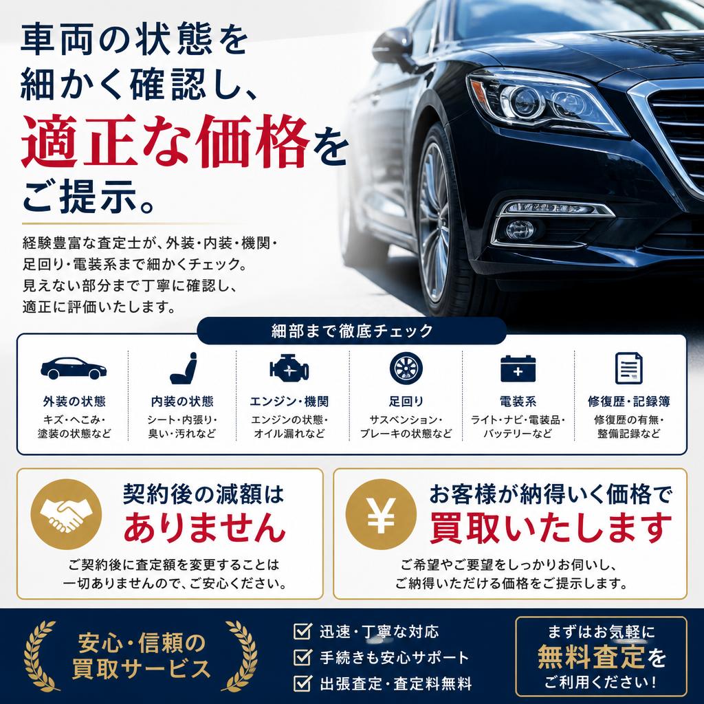 納得の査定価格