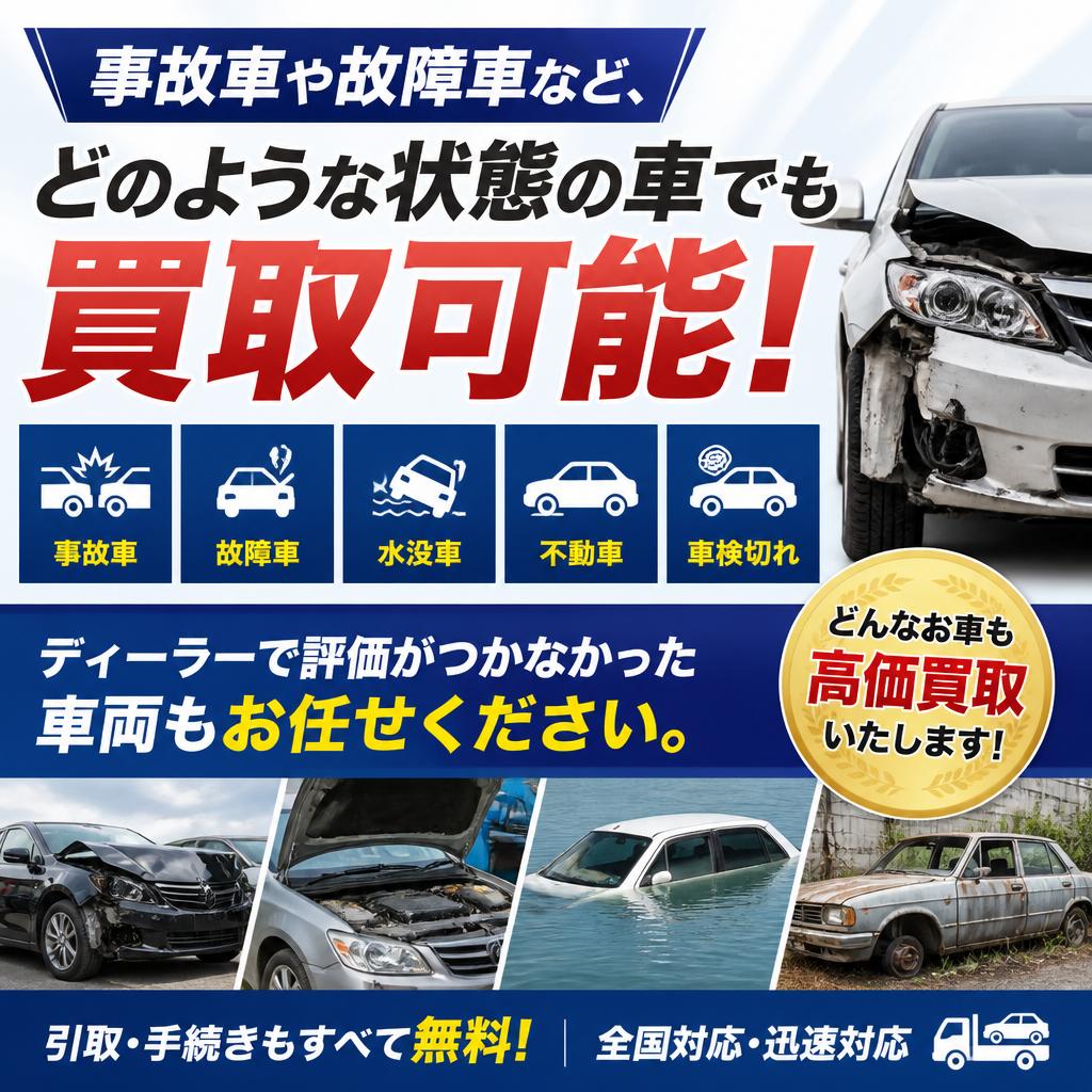 車の状態別対応