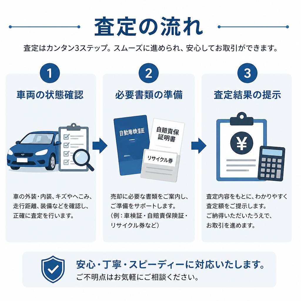 査定の流れと大切なポイント