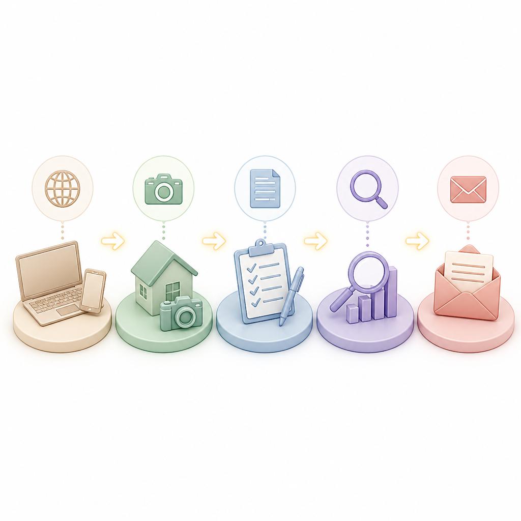 2. 無料査定の流れ